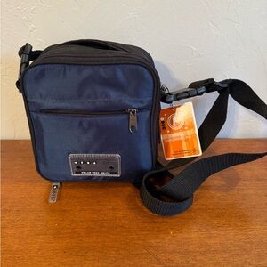 Navy Crossbody Bag Camera CD Multipurpose